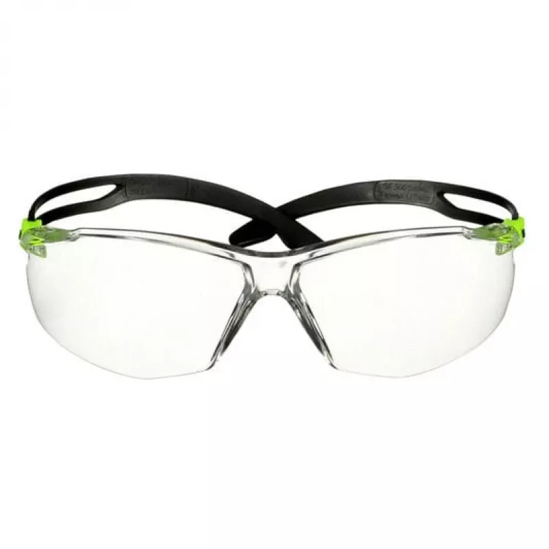 Óculos de proteção 3M SF501SGAF-GRN-EU policarbonato (PC) preto, verde