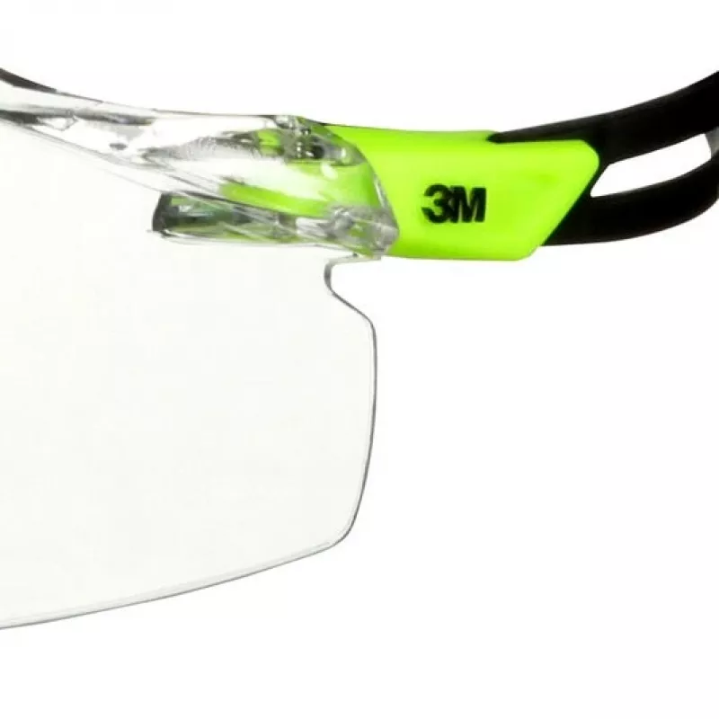 Óculos de proteção 3M SF501SGAF-GRN-EU policarbonato (PC) preto, verde
