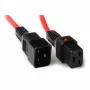 Cabo de alimentação ACT C19 IEC Lock C20 vermelho 2 m 16 A 230 V