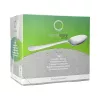 Colher de sopa descartável Papstar 96464 polipropileno branco 100 unid.