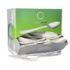 Colher de sopa descartável Papstar 96464 polipropileno branco 100 unid.