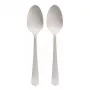 Colher de sopa descartável Papstar 96464 polipropileno branco 100 unid.