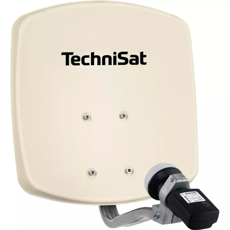TechniSat DIGIDISH 33 antena parabólica com Satfinder V/H-LNB, bege