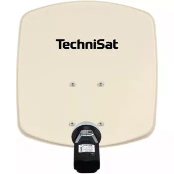 Antena parabólica TechniSat DIGIDISH 33 com Satfinder LNB V/H, bege