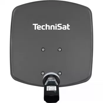 Antena parabólica TechniSat DIGIDISH 33 com Satfinder LNB V/H, cinzento ardósia