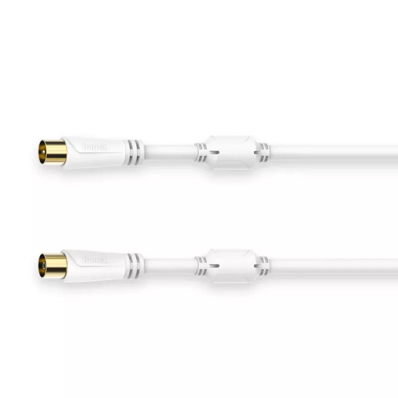 Cabo coaxial Hama 00205248 5 m coaxial branco