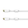 Cabo coaxial Hama 00205255 10 m F branco