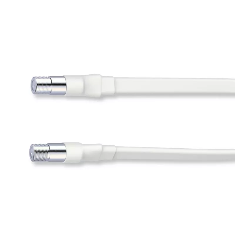 Cabo coaxial Hama 00205227 0,2 m F branco