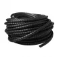 ACT 20 mm espiral para cabos, comprimento 30 metros, gestão de cabos, preto, policloreto de vinilo (PVC)