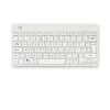 Teclado ergonómico R-Go Tools R-Go Compact Break, teclado compacto com software de pausas, QWERTY (UK), Bluetooth, branco