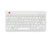 Teclado ergonómico R-Go Tools R-Go Compact Break, teclado compacto com software de pausas, QWERTY (UK), Bluetooth, branco