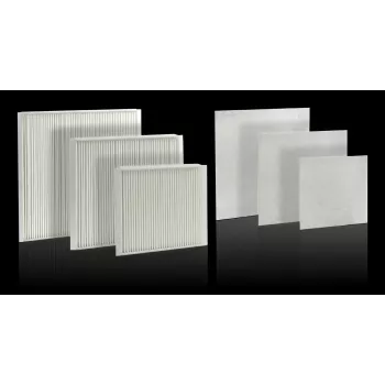 Filtro para acessórios de rack Rittal 3183.125, caixa de policarbonato/poliéster, branco, pack de 5