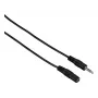 Cabo de áudio Hama 00182071 5 m ficha jack 3,5 mm macho para fêmea preto