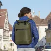 Mochila Hama 00222054 preto, verde-azeitona poliéster reciclado