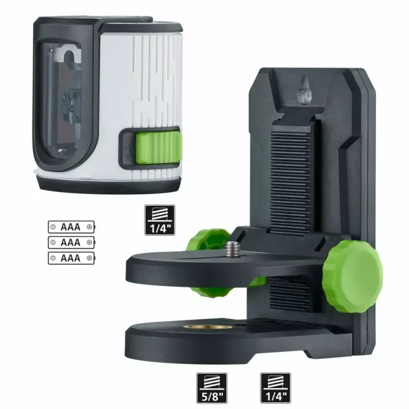 Nível Laser de Linhas Cruzadas Laserliner 081.081E 40m Precisão de autonivelamento 0,5 mm/m