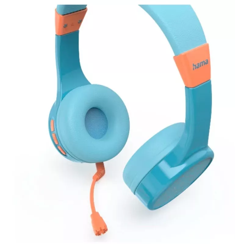 Hama Teens Guard II Headset Sem Fios Head-band Chamadas/Música USB Type-C Bluetooth Azul, Laranja