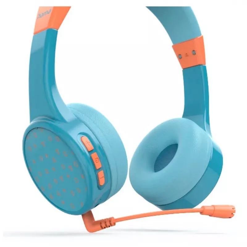 Hama Teens Guard II Headset Sem Fios Head-band Chamadas/Música USB Type-C Bluetooth Azul, Laranja