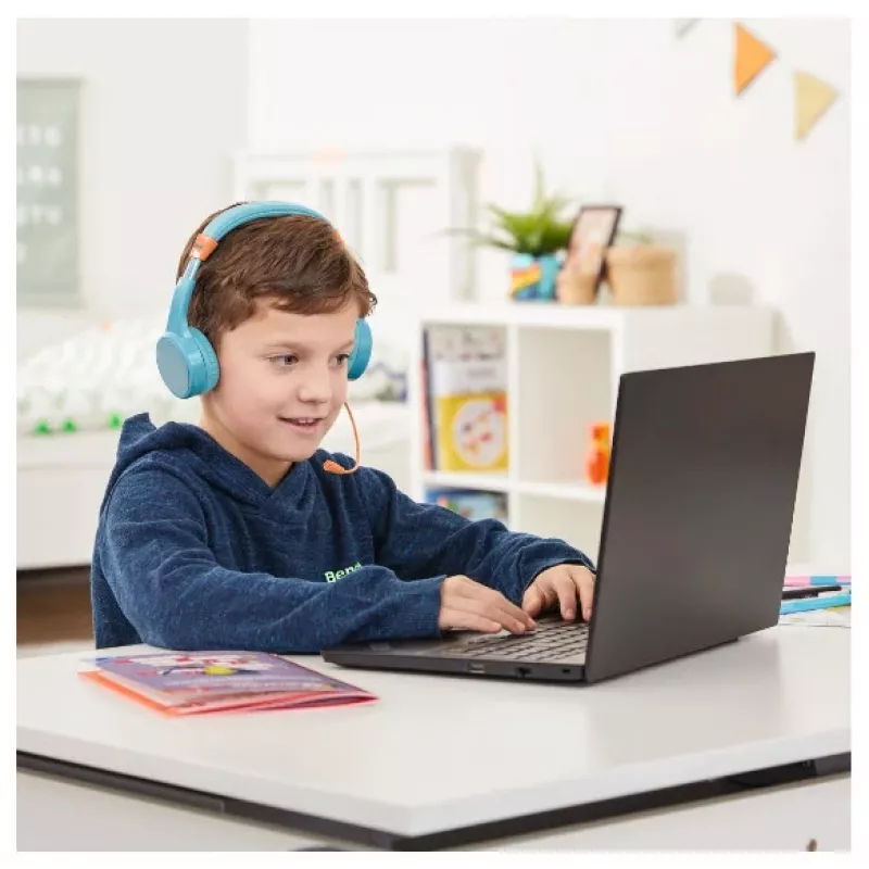 Hama Teens Guard II Headset Sem Fios Head-band Chamadas/Música USB Type-C Bluetooth Azul, Laranja