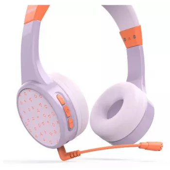 Hama Teens Guard II Headset Sem Fios Head-band Chamadas/Música USB Type-C Bluetooth Laranja, Roxo