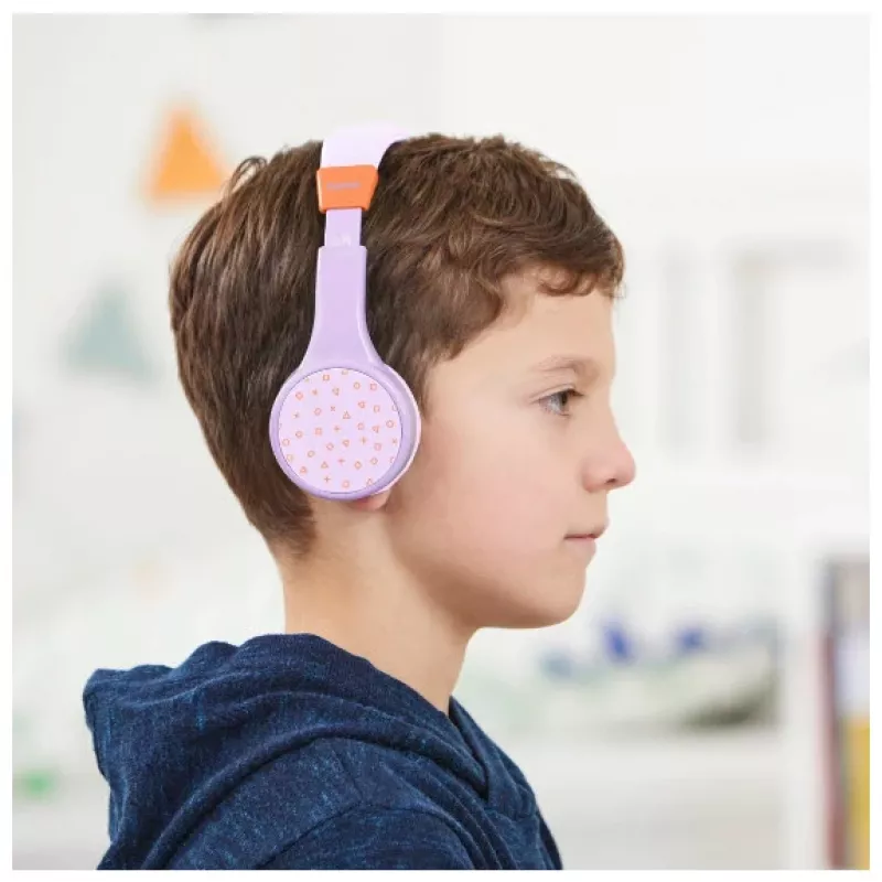 Hama Teens Guard II Headset Sem Fios Head-band Chamadas/Música USB Type-C Bluetooth Laranja, Roxo
