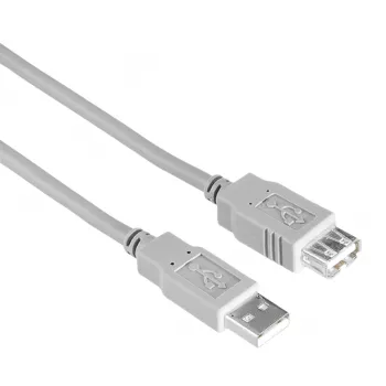 Cabo USB Hama 00200905 USB 2.0 1,5 m USB A cinzento
