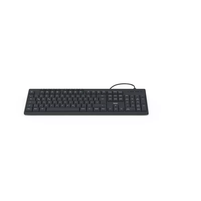Hama CK-200 teclado Home/Office USB QWERTZ alemão preto