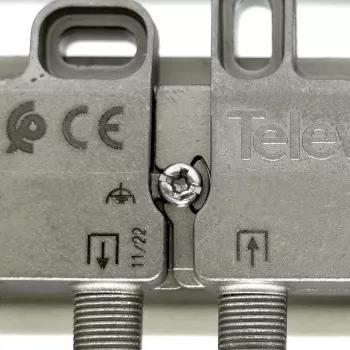 Carga coaxial Televes 519482 Type F conector fêmea 5-1220 MHz