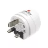 Hama 00223483 adaptador de viagem tipo G (UK) tipo F branco