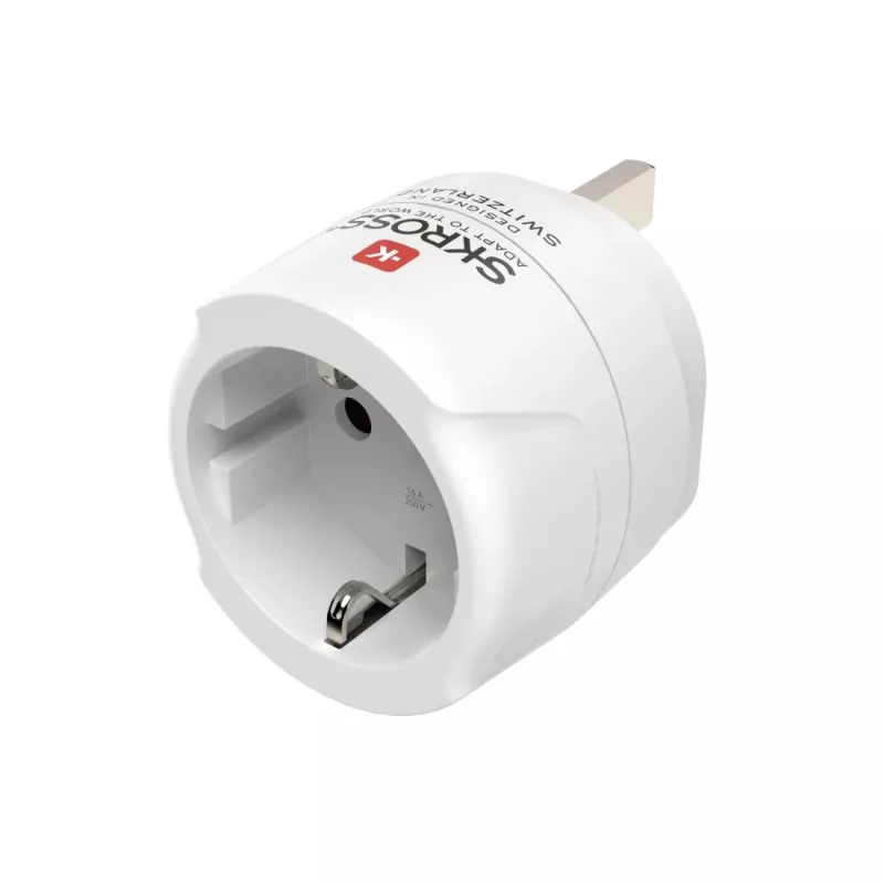 Hama 00223483 adaptador de viagem tipo G (UK) tipo F branco