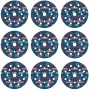 Disco de lixa Bosch 2608902407 Ø125 mm — 1 unid. disco de lixa para lixadeira rotativa/excêntrica