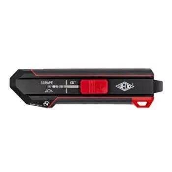 Faca universal WEDO 78 822 preto vermelho lâmina destacável 50 mm 175 mm