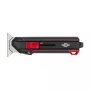 Faca universal WEDO 78 822 preto vermelho lâmina destacável 50 mm 175 mm