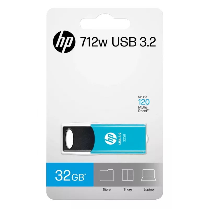 Pen drive HP 712w 32 GB USB Type-A 3.2 Gen 1 (3.1 Gen 1) azul