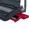 Encadernadora manual de pente GBC CombBind® CB12, encadernadora de pente, manual, 165 folhas, preto, vermelho