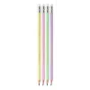 BIC Evolution Pastel lápis HB com borracha, 10 unidades, Pink/Purple/Green/Yellow