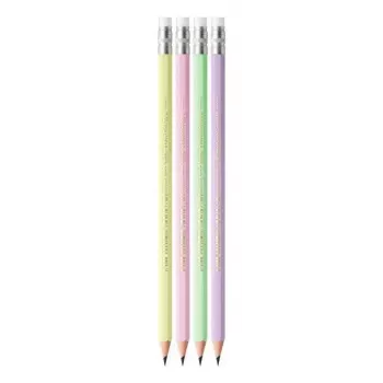 Conjunto de lápis TEKA BIC Evolution HB, lápis de madeira sextavados, pack de 12, cores sortidas