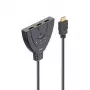 Hama 4K comutador HDMI 3x1, 3x HDMI fêmea para 1x HDMI macho (00205101)