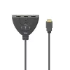 Hama 4K comutador HDMI 3x1, 3x HDMI fêmea para 1x HDMI macho (00205101)