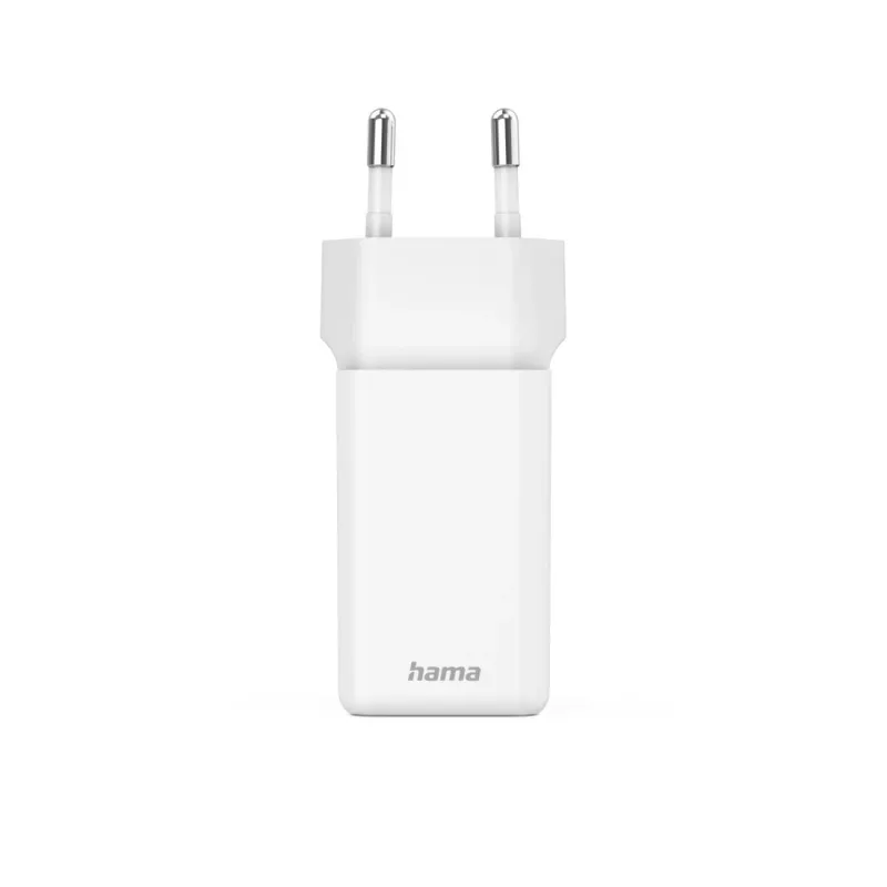 Hama 00201989 Carregador móvel para headset, portátil, powerbank, smartphone, tablet Branco AC Carregamento rápido Interior