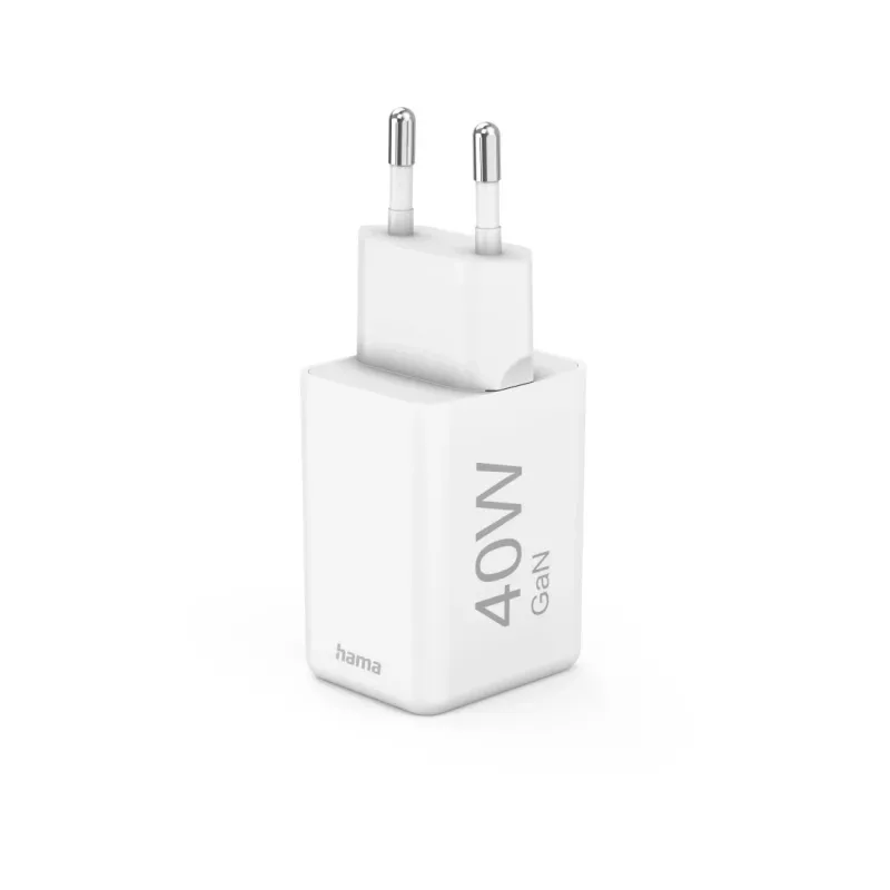 Hama 00201989 Carregador móvel para headset, portátil, powerbank, smartphone, tablet Branco AC Carregamento rápido Interior