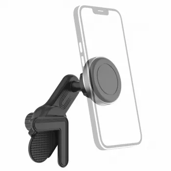 Hama 00201988 Suporte ativo para telemóvel/smartphone Preto, Prateado