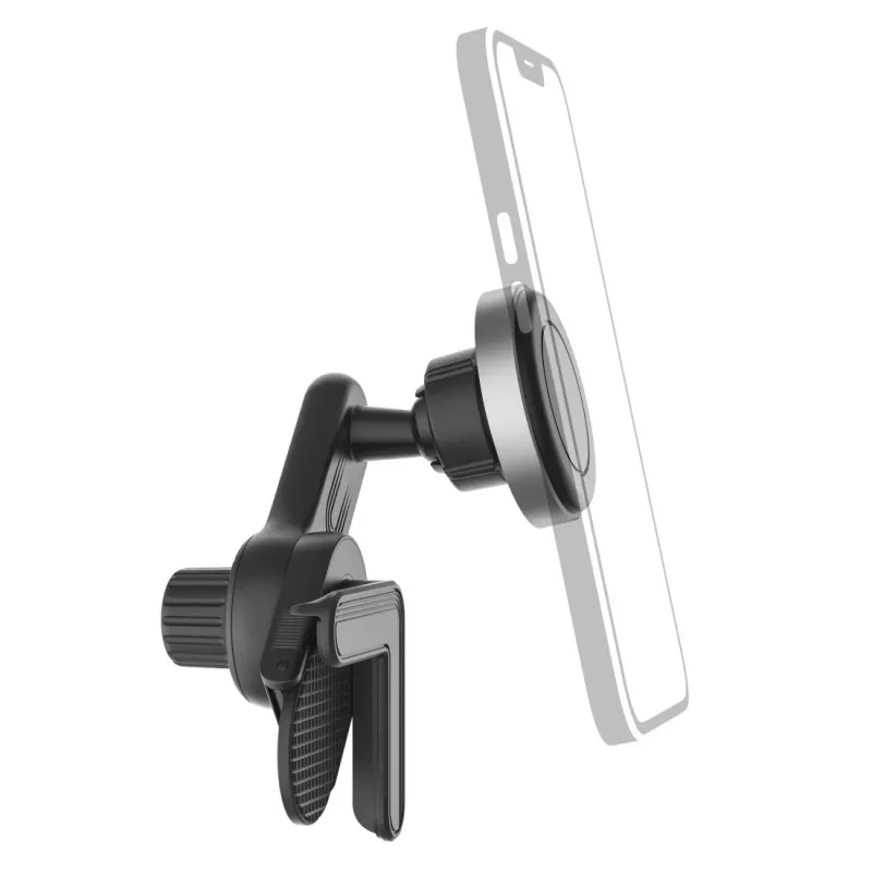 Hama 00201988 Suporte ativo para telemóvel/smartphone Preto, Prateado