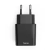 Hama 00201959 Carregador móvel para headset, powerbank, smartphone, tablet Preto AC Carregamento rápido Interior