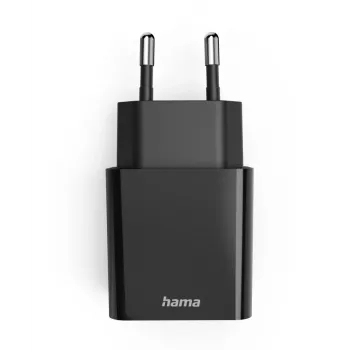 Hama 00201959 Carregador móvel para headset, powerbank, smartphone, tablet Preto AC Carregamento rápido Interior