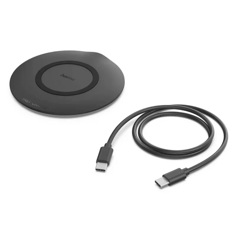 Hama 00201746 Carregador móvel para smartphone Preto AC Carregamento sem fios Função de carregamento rápido Interior
