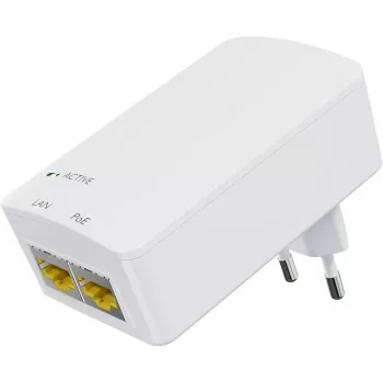 Injetor PoE MicroConnect MC-POEINJ-EU — Injetor Power over Ethernet de porta única