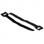 ACT CT4003 abraçadeiras para cabos com fecho de velcro, nylon/polipropileno (PP), pretas, 20 un.