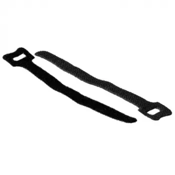 Abraçadeira de velcro ACT 16/210 mm, abraçadeira de velcro, nylon, polipropileno (PP), preto, 210 mm, 16 mm, 20 unid.