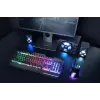 Teclado gaming Trust GXT 856 Torac USB QWERTZ alemão preto RGB LED