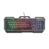 Teclado gaming Trust GXT 856 Torac USB QWERTZ alemão preto RGB LED